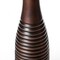 Elegant Decorative Tall Trumpet Shape Floor Vase in Brown - Modern Home Décor Accent, Sleek Tall Floor Vase for Living Room, Entryway, or Dining Room, Perfect for Dried Flowers or Silk Arrangements